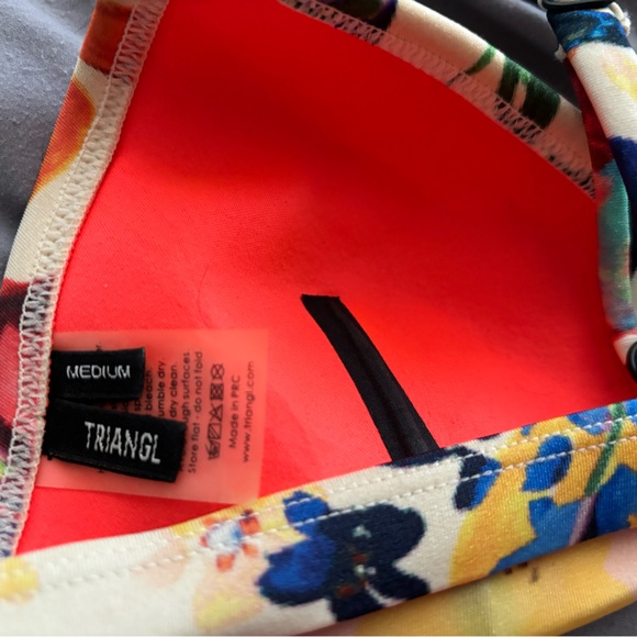 Triangle Floral Bikini - Picture 7 of 7